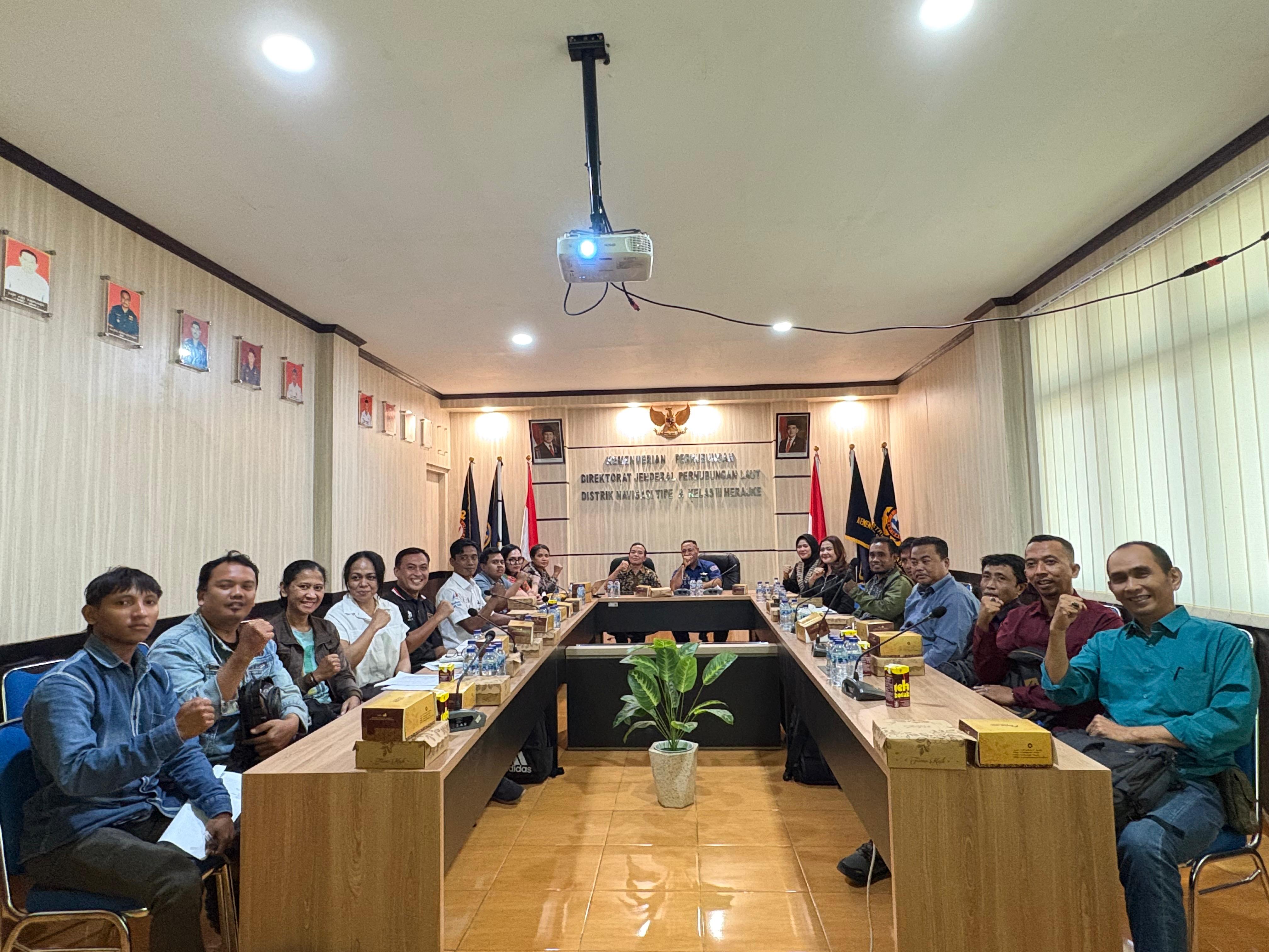 Entry Meeting Pendampingan pada Distrik Navigasi Tipe A Kelas III Merauke bersama Kejaksaan Negeri Merauke